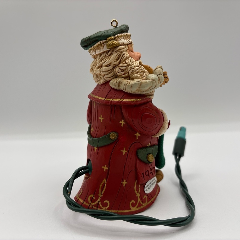Hallmark Keepsake Ornament 1997 Santa’s Secret Gift Handcrafted Old-World Santa - Picture 6 of 12
